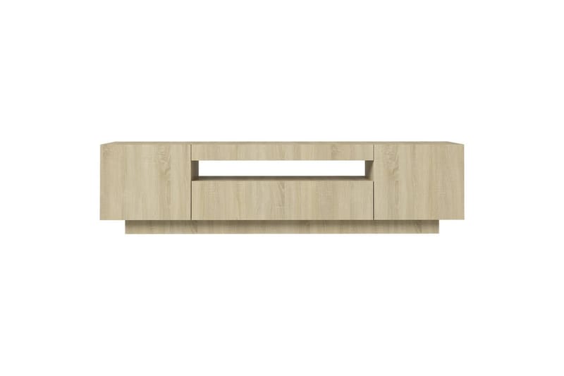 TV-taso LED-valoilla Sonoma-tammi 160x35x40 cm - Huonekalut - TV- & Mediakalusteet - Tv taso & Mediataso