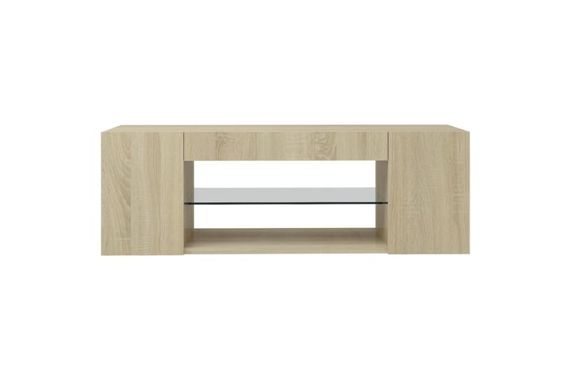 TV-taso LED-valoilla Sonoma-tammi 90x39x30 cm - Huonekalut - TV- & Mediakalusteet - Tv taso & Mediataso