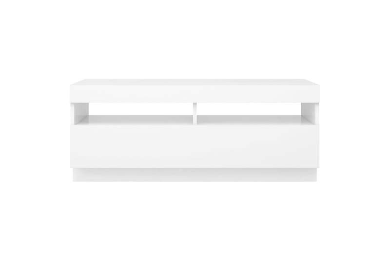 TV-taso LED-valoilla valkoinen 100x35x40 cm - Huonekalut - TV- & Mediakalusteet - Tv taso & Mediataso