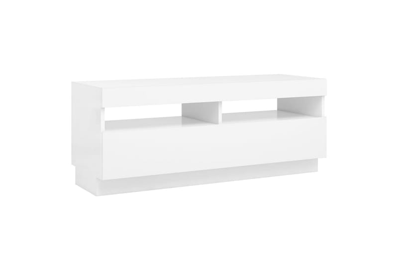 TV-taso LED-valoilla valkoinen 100x35x40 cm - Huonekalut - TV- & Mediakalusteet - Tv taso & Mediataso