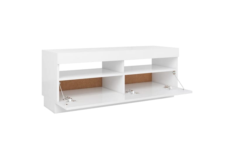 TV-taso LED-valoilla valkoinen 100x35x40 cm - Huonekalut - TV- & Mediakalusteet - Tv taso & Mediataso