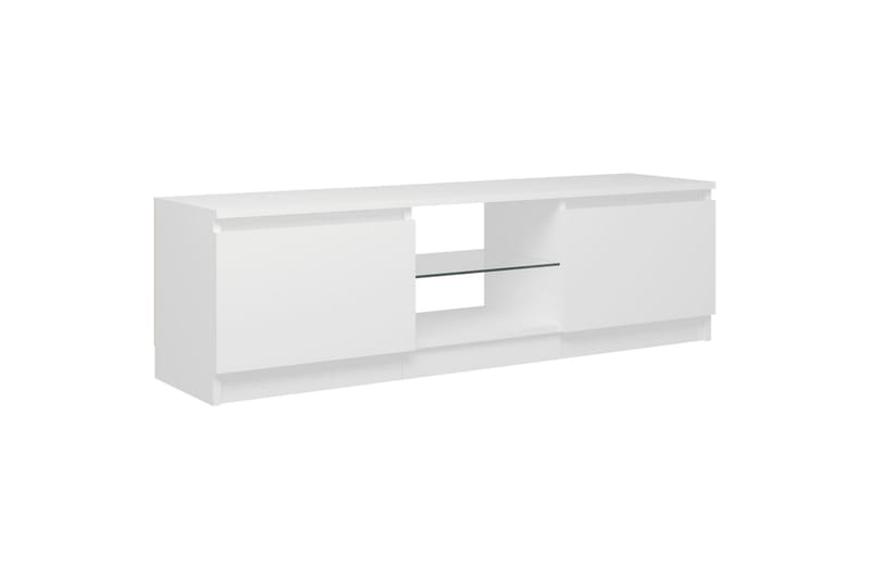 TV-taso LED-valoilla valkoinen 120x30x35,5 cm - Huonekalut - TV- & Mediakalusteet - Tv taso & Mediataso