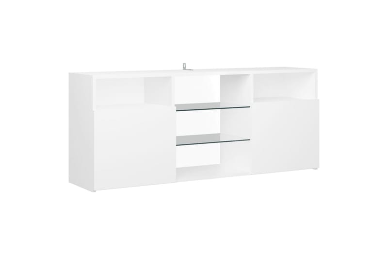 TV-taso LED-valoilla valkoinen 120x30x50 cm - Huonekalut - TV- & Mediakalusteet - Tv taso & Mediataso