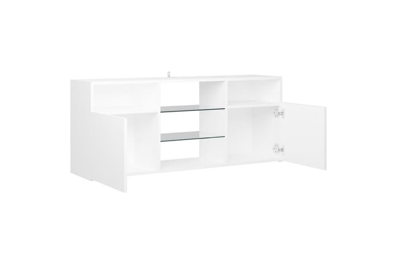 TV-taso LED-valoilla valkoinen 120x30x50 cm - Huonekalut - TV- & Mediakalusteet - Tv taso & Mediataso