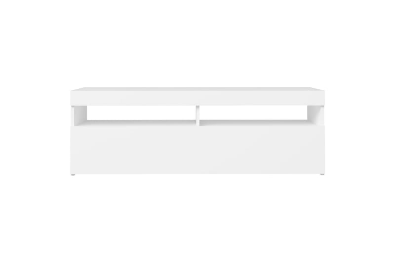 TV-taso LED-valoilla valkoinen 120x35x40 cm - Valkoinen - Huonekalut - TV- & Mediakalusteet - Tv taso & Mediataso