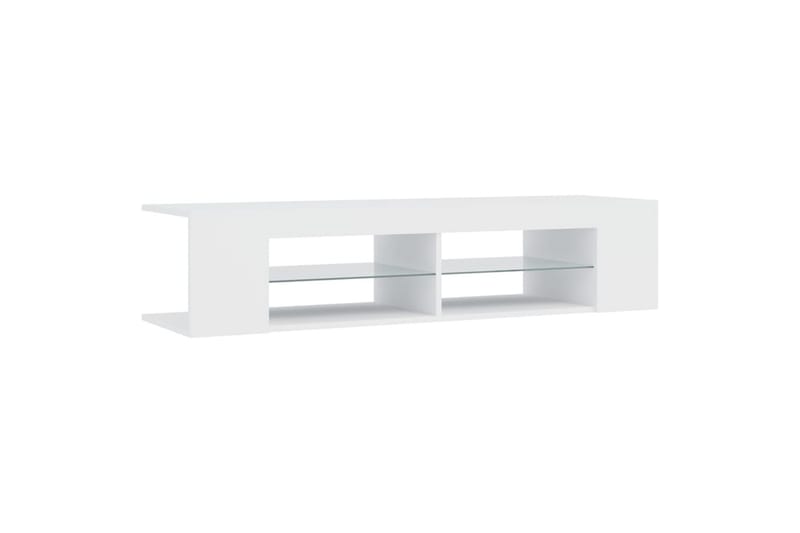 TV-taso LED-valoilla valkoinen 135x39x30 cm - Valkoinen - Huonekalut - TV- & Mediakalusteet - Tv taso & Mediataso