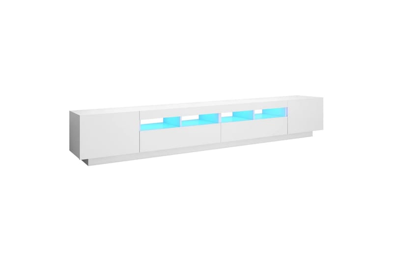 TV-taso LED-valoilla valkoinen 260x35x40 cm - Valkoinen - Huonekalut - TV- & Mediakalusteet - Tv taso & Mediataso