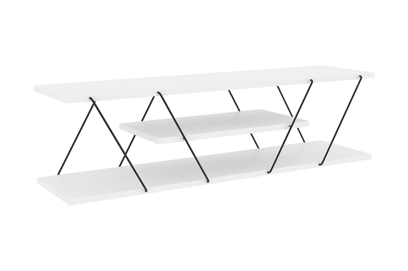 TV-taso Ljusfors 120 cm, Valkoinen