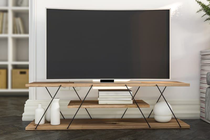 TV-taso Ljusfors 120 cm - Pähkinä - Huonekalut - TV- & Mediakalusteet - Tv taso & Mediataso