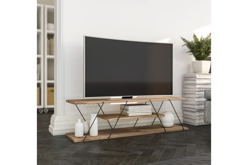 TV-taso Ljusfors 120 cm - Pähkinä - Huonekalut - TV- & Mediakalusteet - Tv taso & Mediataso