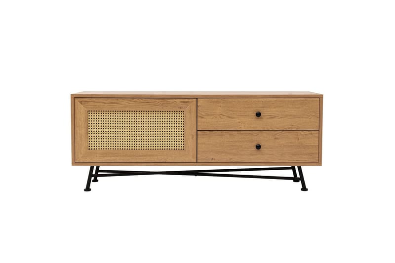 Tv-taso Makwana 140 cm - Natural - Huonekalut - TV- & Mediakalusteet - Tv taso & Mediataso