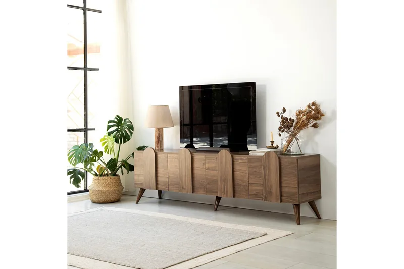 Tv-taso Malpani 180 cm, Pähkinä