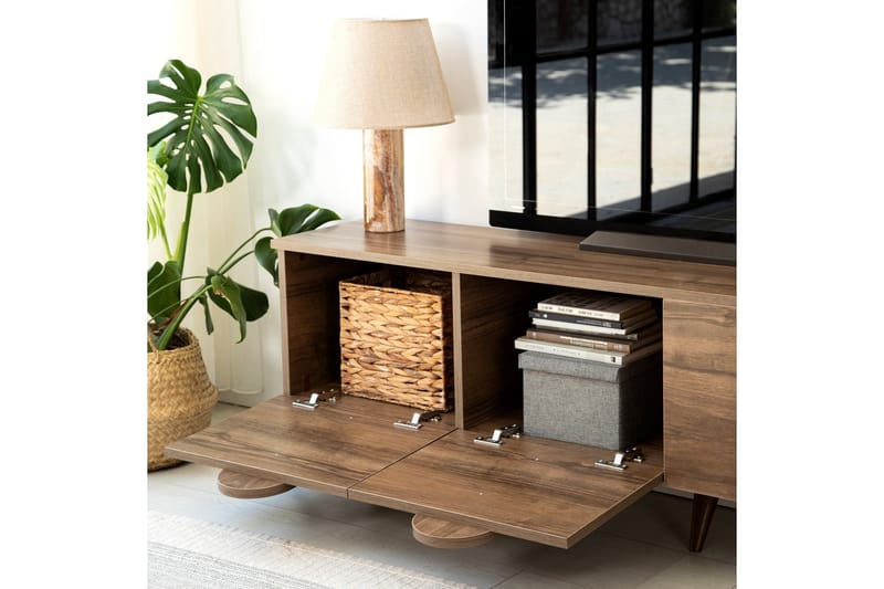 Tv-taso Malpani 180 cm - Pähkinä - Huonekalut - TV- & Mediakalusteet - Tv taso & Mediataso