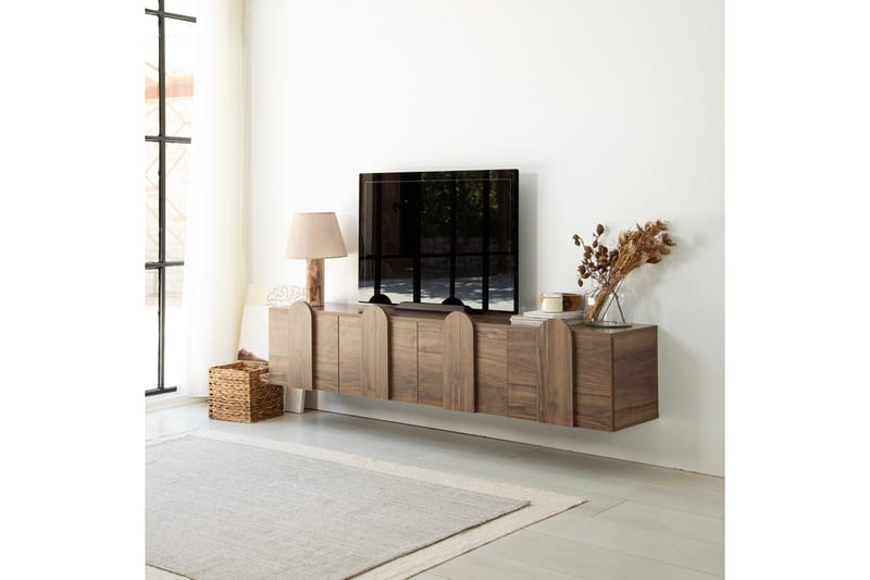 Tv-taso Malpani 180 cm - Pähkinä - Huonekalut - TV- & Mediakalusteet - Tv taso & Mediataso