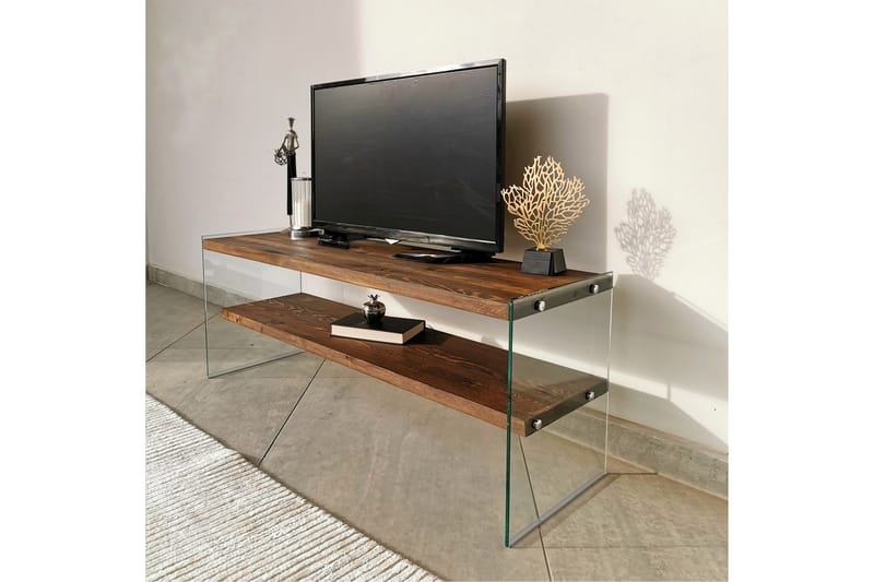 TV-taso Merkwan 120 cm - Pähkinä - Huonekalut - TV- & Mediakalusteet - Tv taso & Mediataso