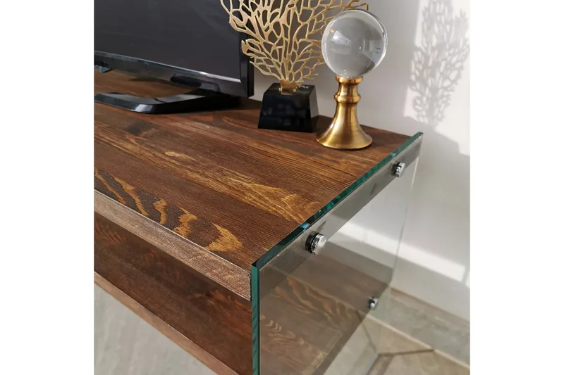 TV-taso Merkwan 120 cm - Pähkinä - Huonekalut - TV- & Mediakalusteet - Tv taso & Mediataso