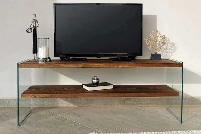 TV-taso Merkwan 120 cm - Pähkinä - Huonekalut - TV- & Mediakalusteet - Tv taso & Mediataso