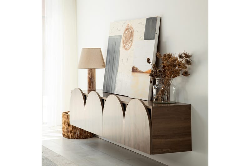 Tv-taso Mesta 180 cm - Pähkinä - Huonekalut - TV- & Mediakalusteet - Tv taso & Mediataso