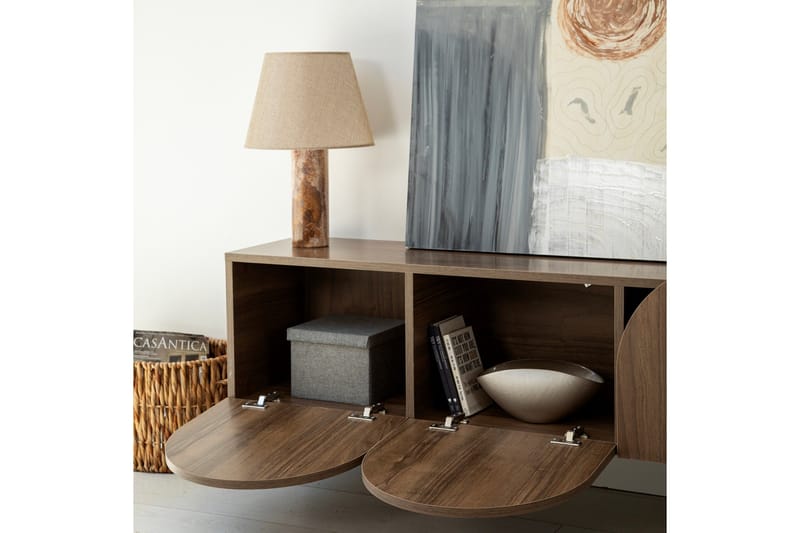 Tv-taso Mesta 180 cm - Pähkinä - Huonekalut - TV- & Mediakalusteet - Tv taso & Mediataso