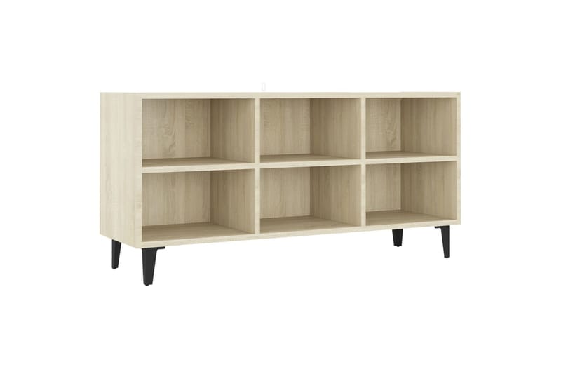 TV-taso metallijalat Sonoma-tammi 103,5x30x50 cm - Huonekalut - TV- & Mediakalusteet - Tv taso & Mediataso