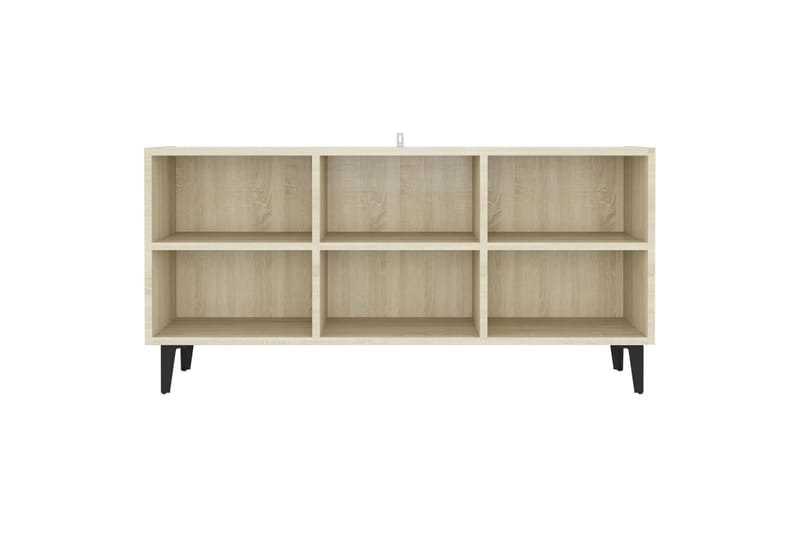 TV-taso metallijalat Sonoma-tammi 103,5x30x50 cm - Huonekalut - TV- & Mediakalusteet - Tv taso & Mediataso