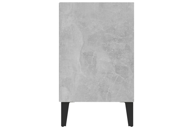 TV-taso metallijaloilla betoninharmaa 103,5x30x50 cm - Huonekalut - TV- & Mediakalusteet - Tv taso & Mediataso