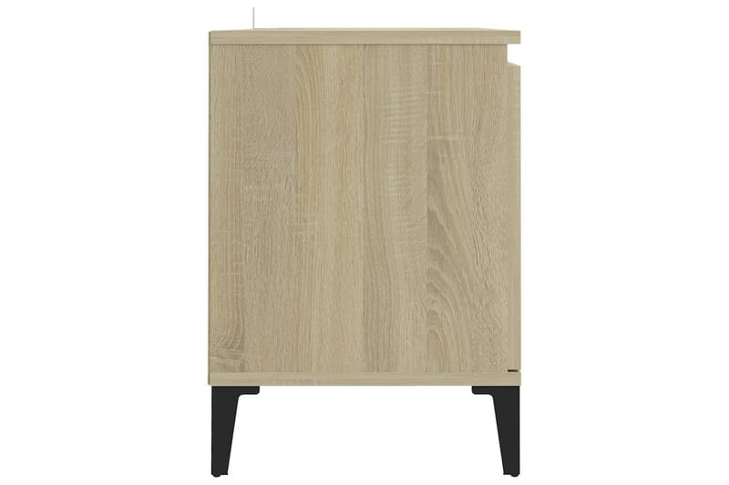 TV-taso metallijaloilla Sonoma-tammi 103,5x35x50 cm - Ruskea - Huonekalut - TV- & Mediakalusteet - Tv taso & Mediataso