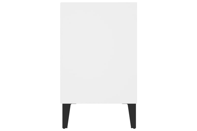 TV-taso metallijaloilla valkoinen 103,5x30x50 cm - Huonekalut - TV- & Mediakalusteet - Tv taso & Mediataso