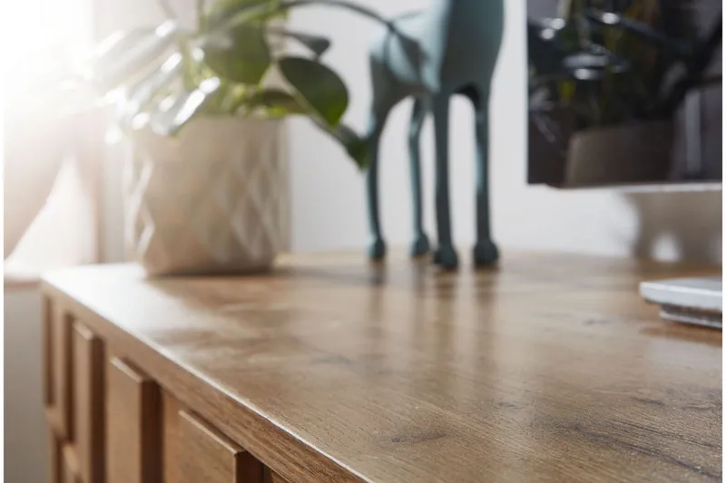 TV-taso Mexus 51x160 cm Suorakaide - Ruskea - Huonekalut - TV- & Mediakalusteet - Tv taso & Mediataso