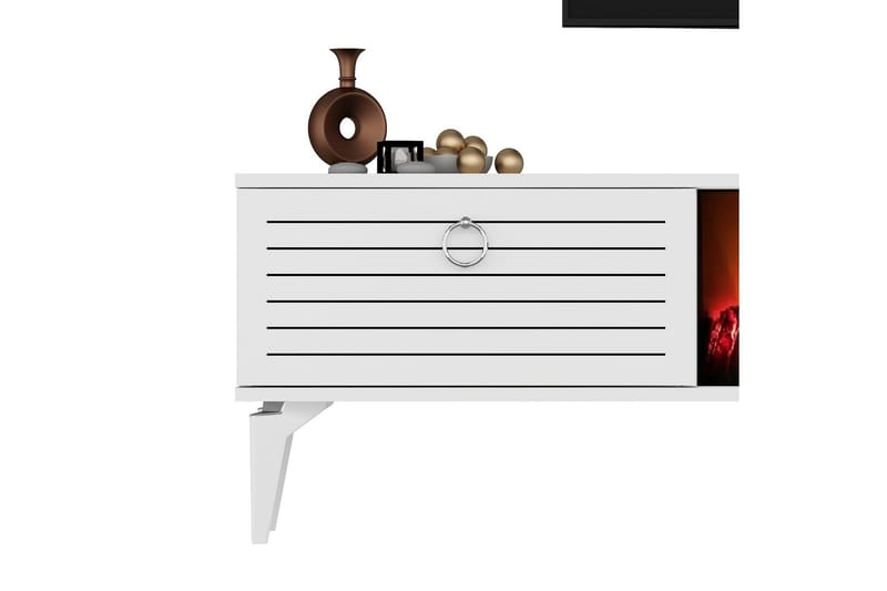 Tv-taso Mula 150 cm - Valkoinen - Huonekalut - TV- & Mediakalusteet - Tv taso & Mediataso