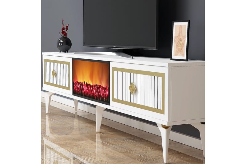 Tv-taso Munda 150 cm - Kulta - Huonekalut - TV- & Mediakalusteet - Tv taso & Mediataso