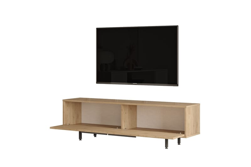 Tv-taso Munish 160 cm - Tammi/Pähkinä - Huonekalut - TV- & Mediakalusteet - Tv taso & Mediataso