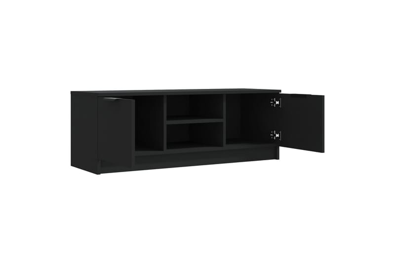 TV-taso musta 102x35x36,5 cm tekninen puu - Musta - Huonekalut - TV- & Mediakalusteet - Tv taso & Mediataso