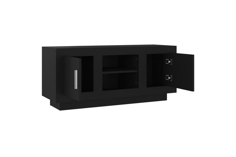 TV-taso musta 102x35x45 cm tekninen puu - Musta - Huonekalut - TV- & Mediakalusteet - Tv taso & Mediataso