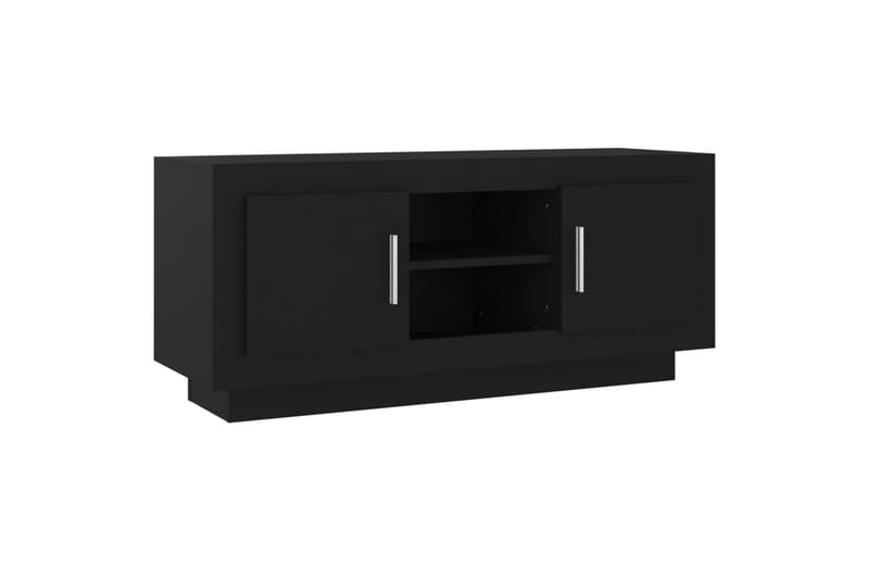 TV-taso musta 102x35x45 cm tekninen puu - Musta - Huonekalut - TV- & Mediakalusteet - Tv taso & Mediataso
