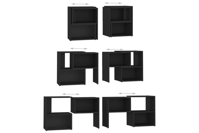TV-taso musta 104x30x52 cm lastulevy - Musta - Huonekalut - TV- & Mediakalusteet - Tv taso & Mediataso