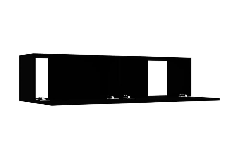 TV-taso musta 120x30x30 cm lastulevy - Huonekalut - TV- & Mediakalusteet - Tv taso & Mediataso