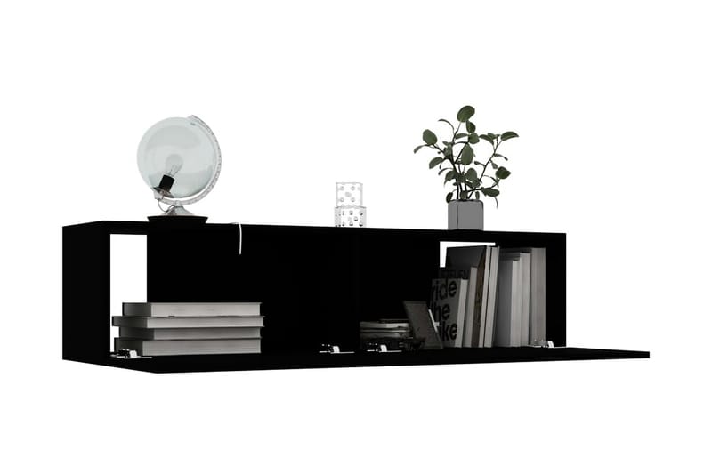 TV-taso musta 120x30x30 cm lastulevy - Huonekalut - TV- & Mediakalusteet - Tv taso & Mediataso