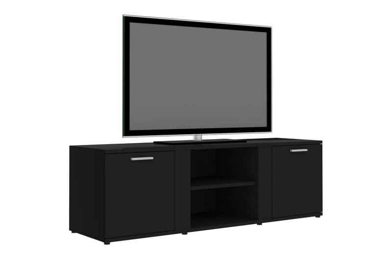 TV-taso musta 120x34x37 cm lastulevy - Musta - Huonekalut - TV- & Mediakalusteet - Tv taso & Mediataso