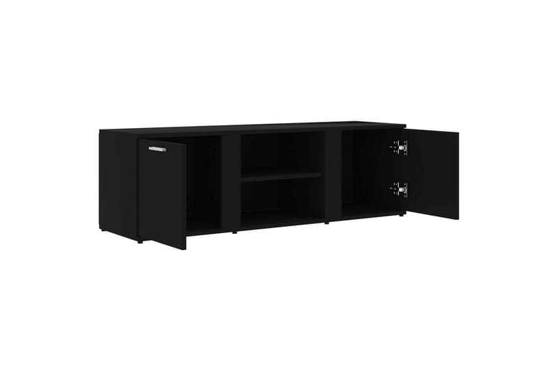 TV-taso musta 120x34x37 cm lastulevy - Musta - Huonekalut - TV- & Mediakalusteet - Tv taso & Mediataso