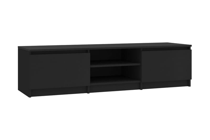 TV-taso musta 140x40x35,5 cm lastulevy - Musta - Huonekalut - TV- & Mediakalusteet - Tv taso & Mediataso