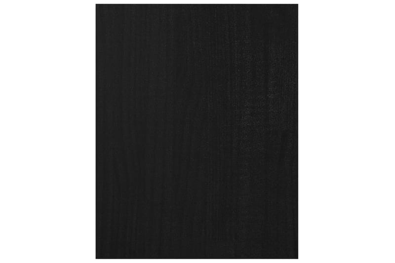 TV-taso musta 70x33x42 cm täysi mänty - Musta - Huonekalut - TV- & Mediakalusteet - Tv taso & Mediataso