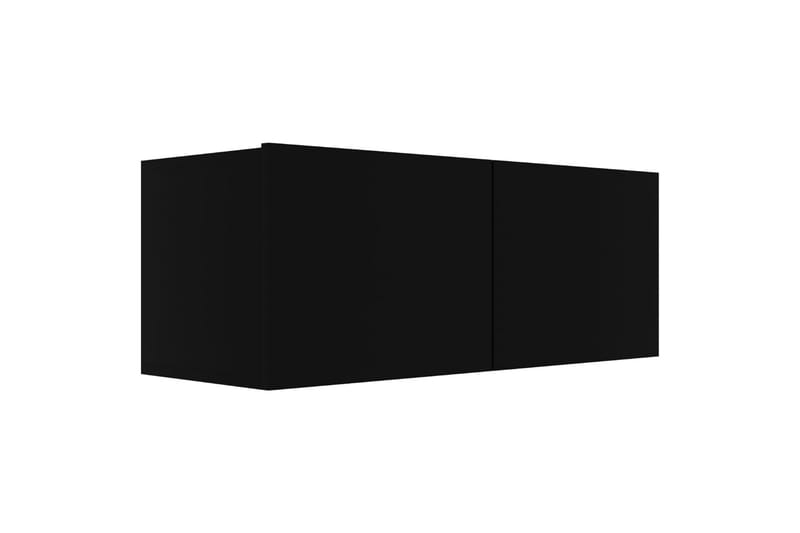TV-taso musta 80x30x30 cm lastulevy - Huonekalut - TV- & Mediakalusteet - Tv taso & Mediataso