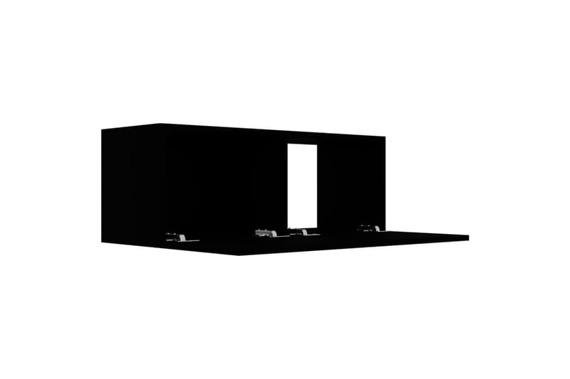 TV-taso musta 80x30x30 cm lastulevy - Huonekalut - TV- & Mediakalusteet - Tv taso & Mediataso