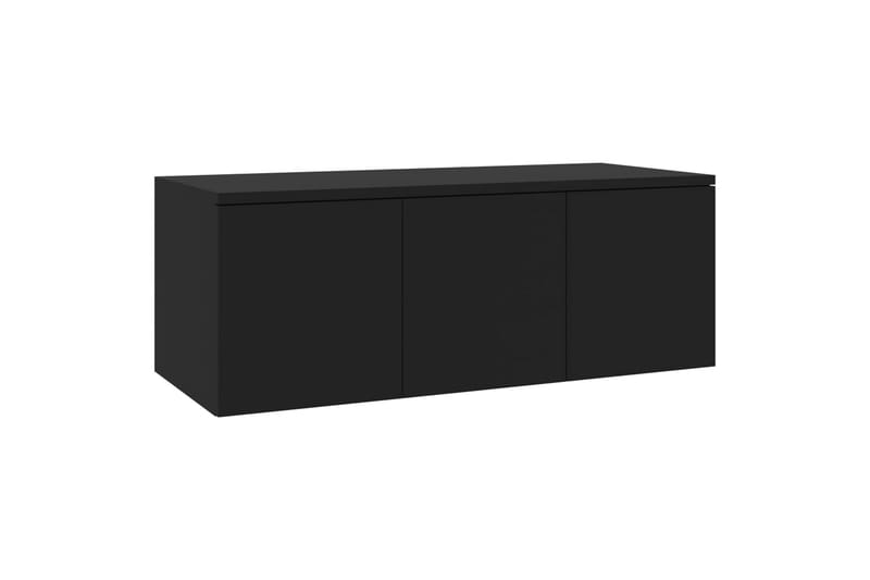 TV-taso musta 80x34x30 cm lastulevy - Huonekalut - TV- & Mediakalusteet - Tv taso & Mediataso