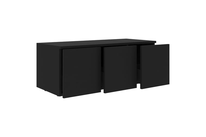 TV-taso musta 80x34x30 cm lastulevy - Huonekalut - TV- & Mediakalusteet - Tv taso & Mediataso