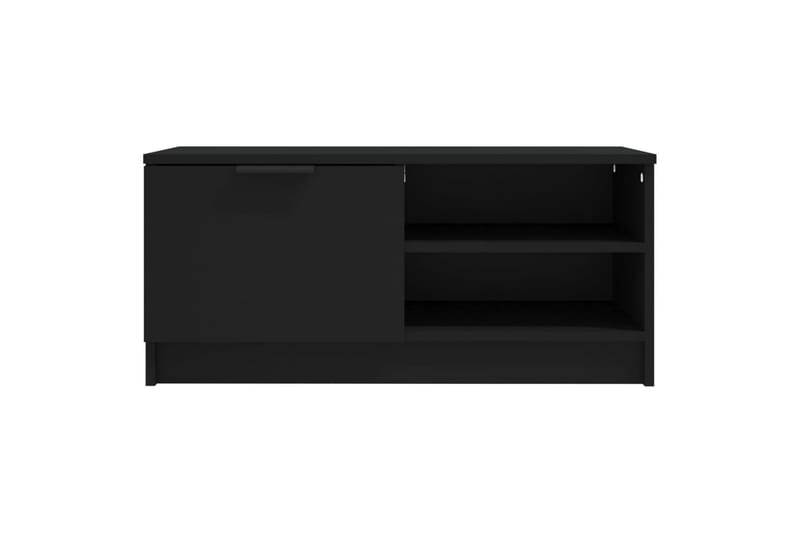 TV-taso musta 80x35x36,5 cm tekninen puu - Musta - Huonekalut - TV- & Mediakalusteet - Tv taso & Mediataso