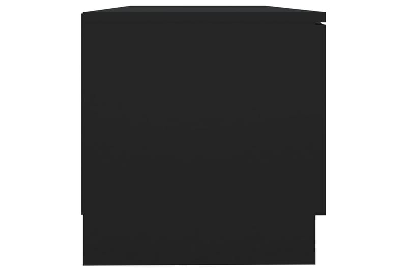 TV-taso musta 80x35x36,5 cm tekninen puu - Musta - Huonekalut - TV- & Mediakalusteet - Tv taso & Mediataso