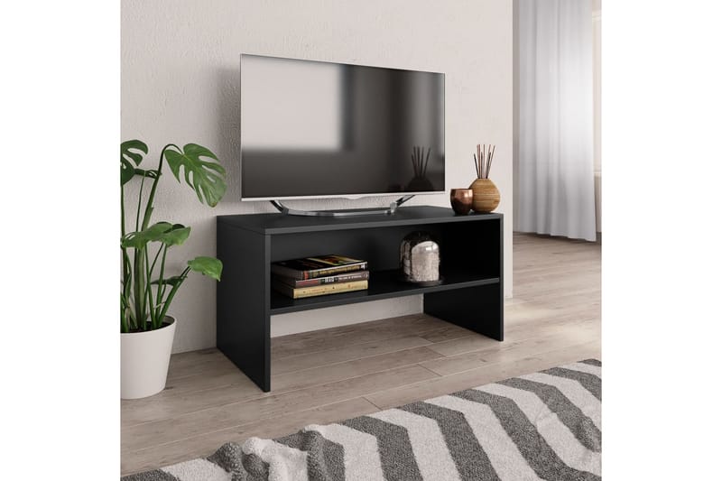 TV-taso musta 80x40x40 cm lastulevy - Musta - Huonekalut - TV- & Mediakalusteet - Tv taso & Mediataso