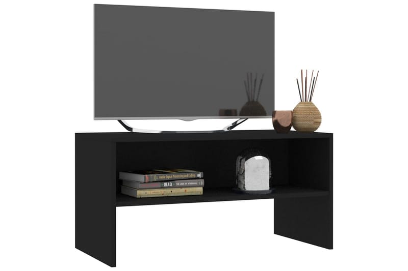 TV-taso musta 80x40x40 cm lastulevy - Musta - Huonekalut - TV- & Mediakalusteet - Tv taso & Mediataso